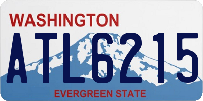 WA license plate ATL6215