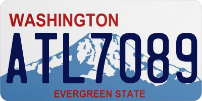 WA license plate ATL7089