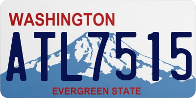 WA license plate ATL7515