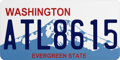 WA license plate ATL8615