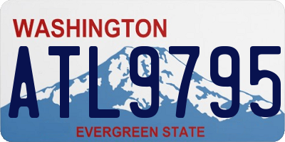 WA license plate ATL9795