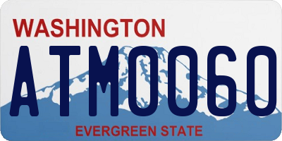 WA license plate ATM0060