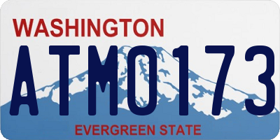 WA license plate ATM0173