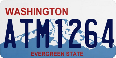 WA license plate ATM1264