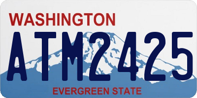 WA license plate ATM2425