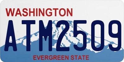 WA license plate ATM2509