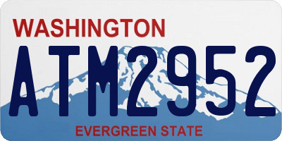 WA license plate ATM2952