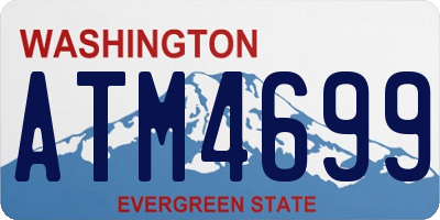 WA license plate ATM4699