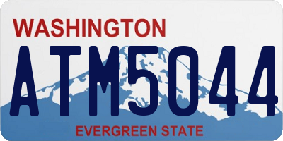WA license plate ATM5044