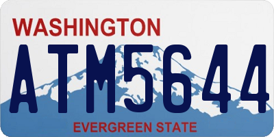 WA license plate ATM5644