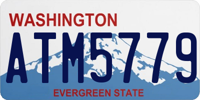 WA license plate ATM5779