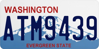 WA license plate ATM9439
