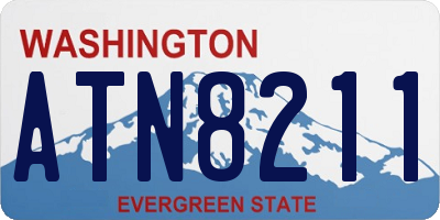 WA license plate ATN8211