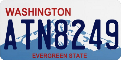 WA license plate ATN8249