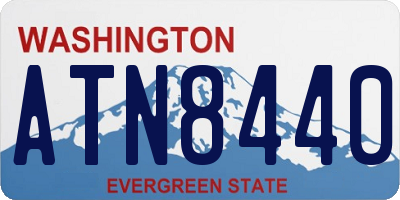 WA license plate ATN8440