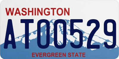 WA license plate ATO0529