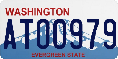 WA license plate ATO0979
