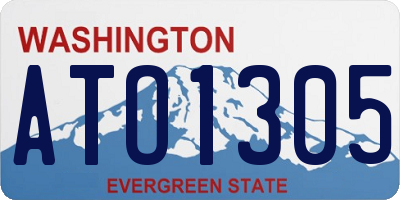 WA license plate ATO1305