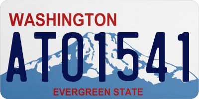 WA license plate ATO1541