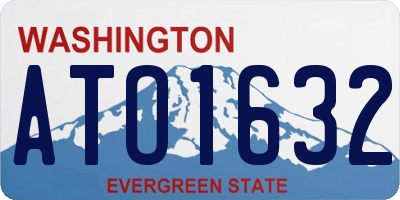 WA license plate ATO1632