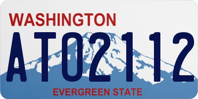 WA license plate ATO2112