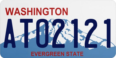 WA license plate ATO2121