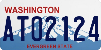 WA license plate ATO2124