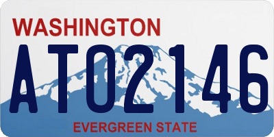 WA license plate ATO2146