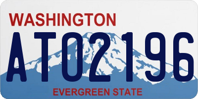 WA license plate ATO2196