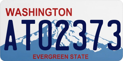 WA license plate ATO2373
