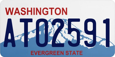 WA license plate ATO2591