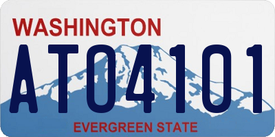 WA license plate ATO4101