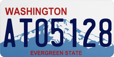 WA license plate ATO5128