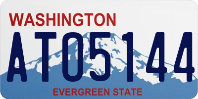 WA license plate ATO5144
