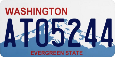 WA license plate ATO5244