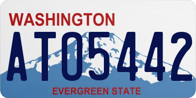 WA license plate ATO5442