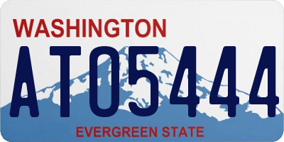 WA license plate ATO5444