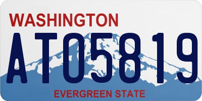 WA license plate ATO5819