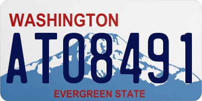 WA license plate ATO8491