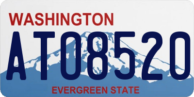 WA license plate ATO8520