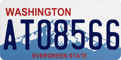 WA license plate ATO8566