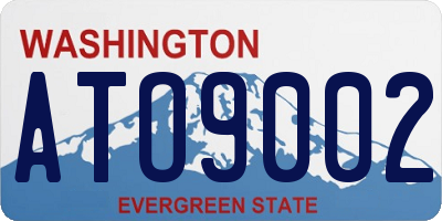 WA license plate ATO9002