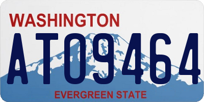 WA license plate ATO9464