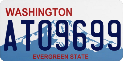 WA license plate ATO9699