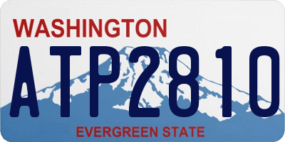 WA license plate ATP2810