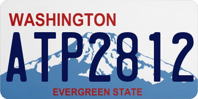 WA license plate ATP2812