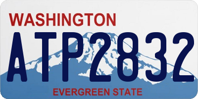 WA license plate ATP2832