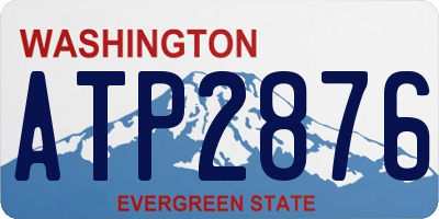WA license plate ATP2876