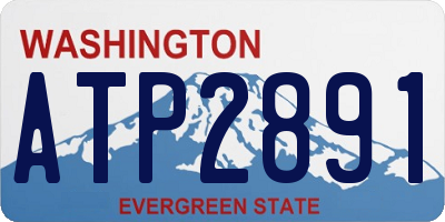 WA license plate ATP2891