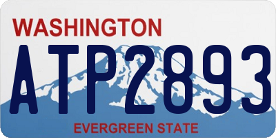 WA license plate ATP2893